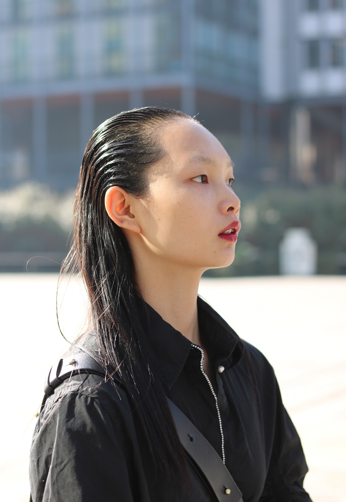 Ling Ling Chen after Mugler F/W 19.20 – THE MODEL SPOTTER