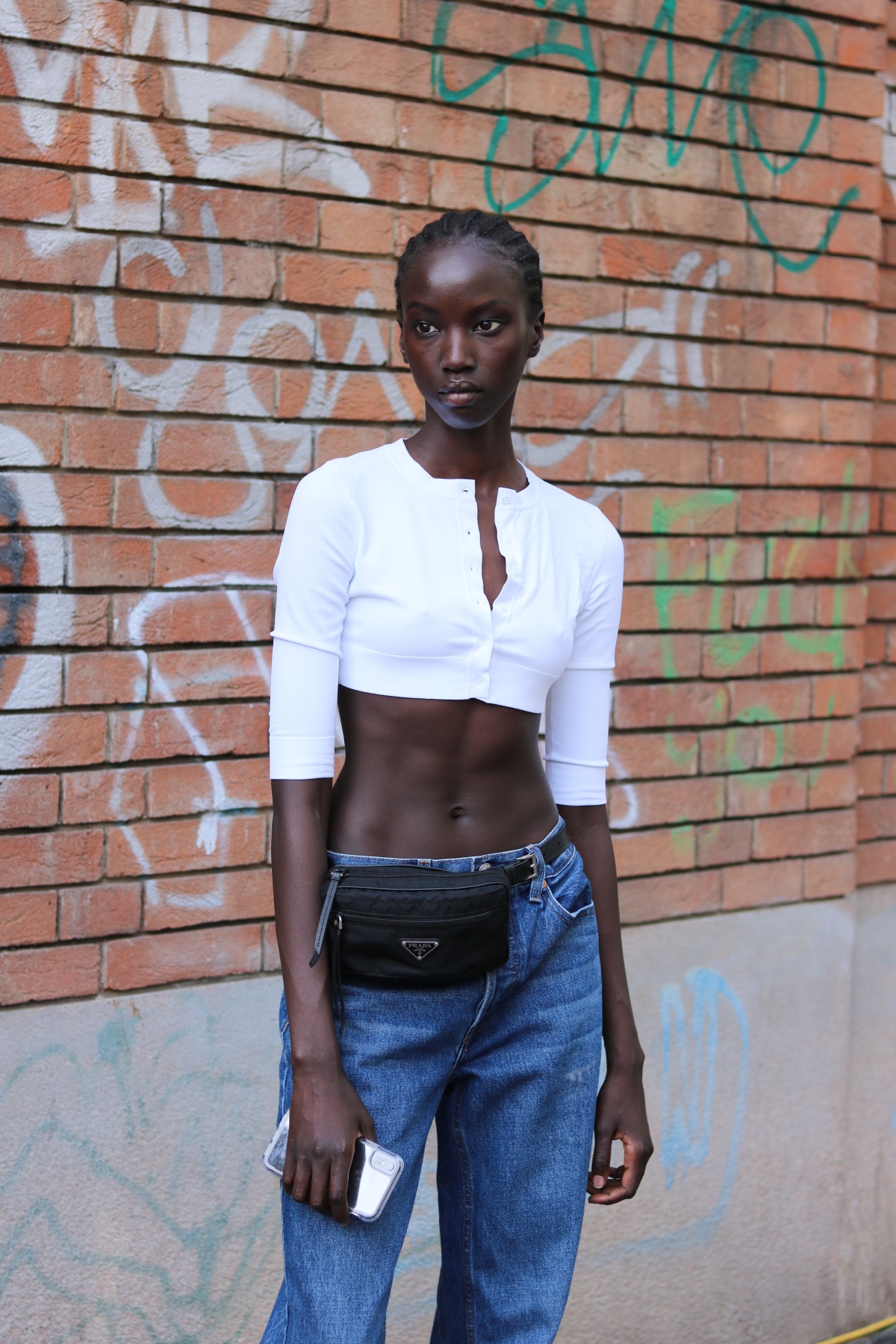 Anok Yai after MaxMara S/S 19 – THE MODEL SPOTTER